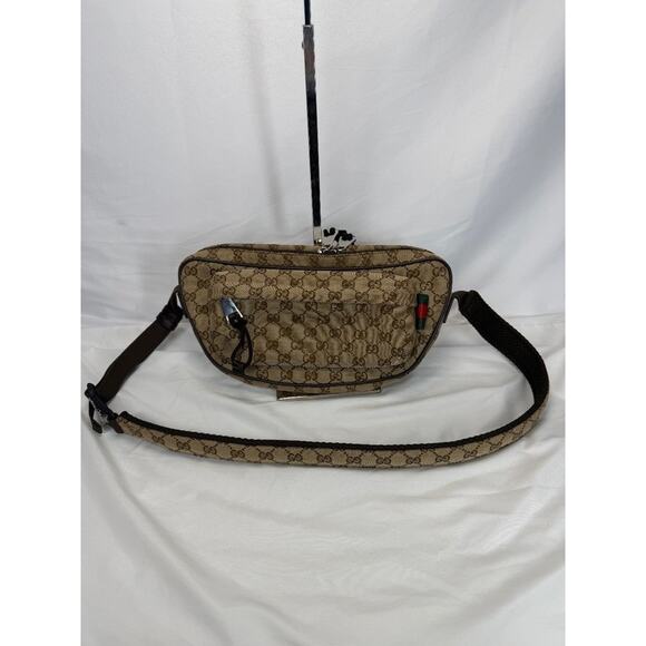 Gucci GG Canvas Large Sling Bag SPB-MS 357245 - Picture 1 of 13